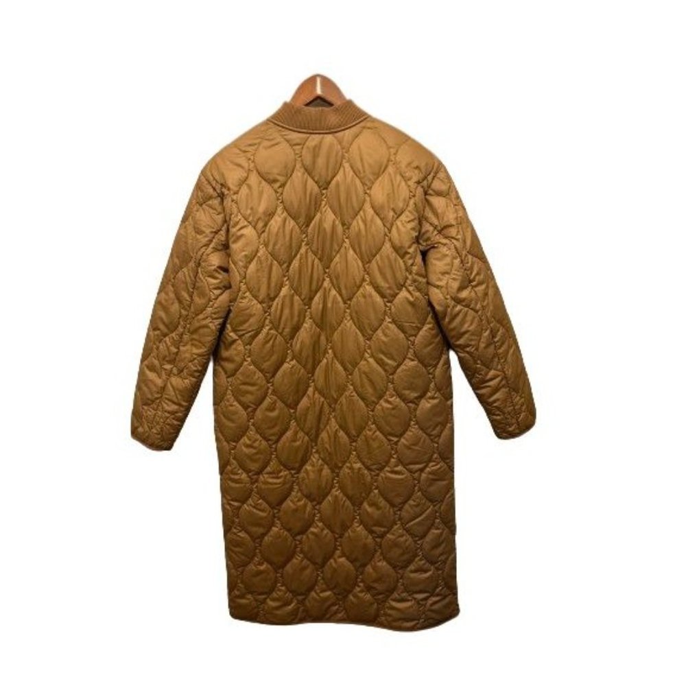 EVERLANE ReNew Long Puffer Coat Quilted Golden-Brown Size Small - Picture 10 of 14